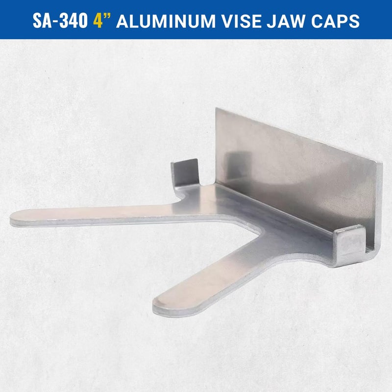 Yost Tools Yost Vises SA-340 4"" Aluminum Vise Jaw Caps (1 Pair) - Image 2